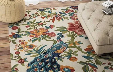 Karpet handtufted bermotif