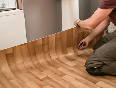 Pemasangan vinyl roll