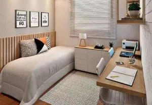 desain kamar tidur kecil 2x2