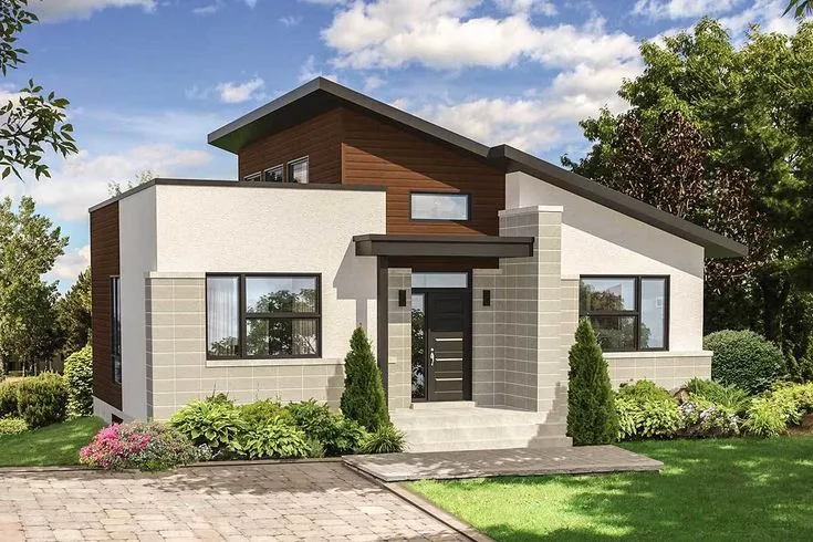 Rumah Atap Miring Satu Sisi: Unik, Modern, dan Efisien - Toko Jual Karpet  Vinyl Wallpaper Dinding Terdekat dan Terlengkap