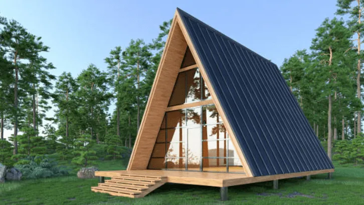 rumah kayu unik dan cantik