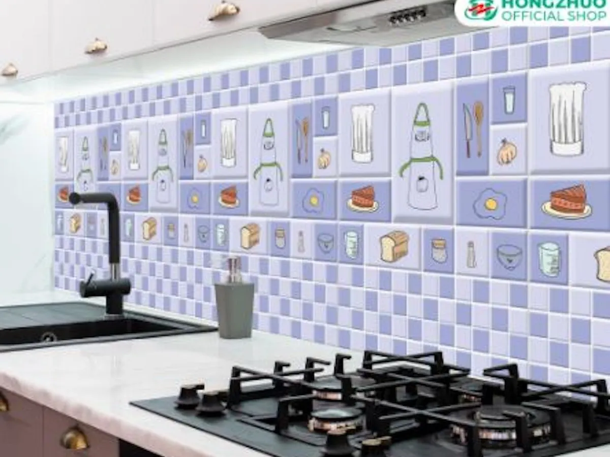 Wallpaper Dinding Dapur Anti Minyak Dan Panas