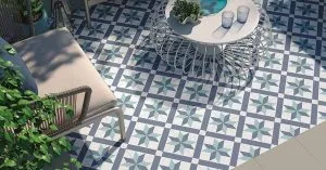 keramik teras rumah mewah