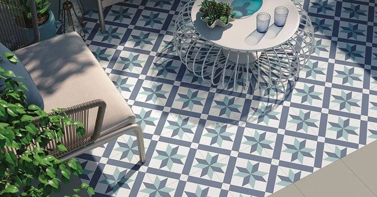 keramik teras rumah mewah