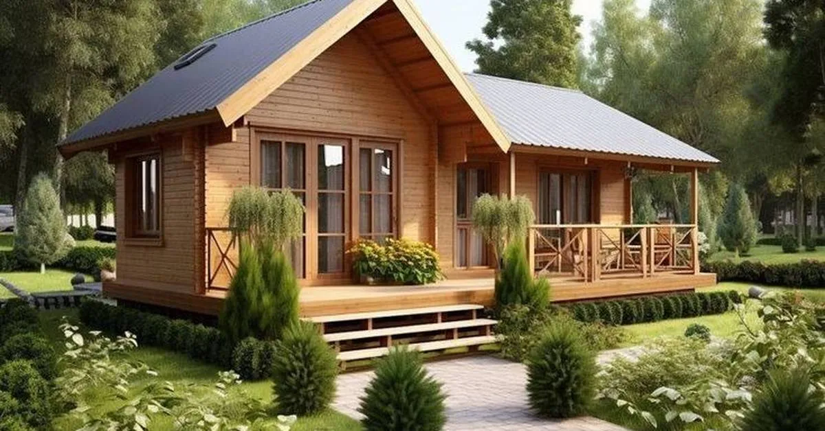 rumah kayu sederhana cantik