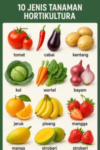 10 jenis tanaman hortikultura