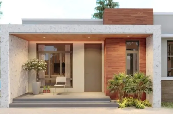 model dak cor teras depan