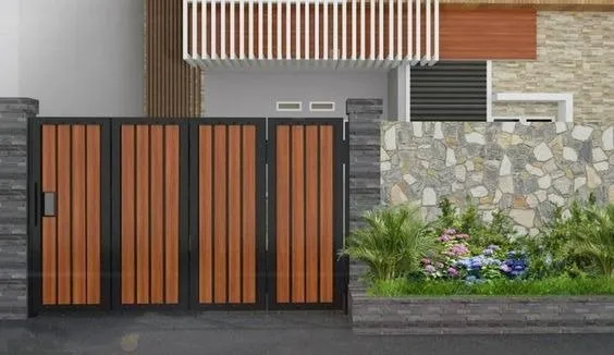 Pagar rumah cantik