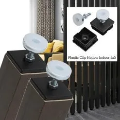 Alternative view of Plastic Clip Hollow Indoor 5x5