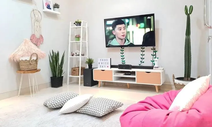 desain ruang tv keluarga kecil