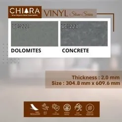 Alternative view of Chiara Vinyl Stone 2mm