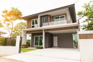 warna cat teras rumah mewah