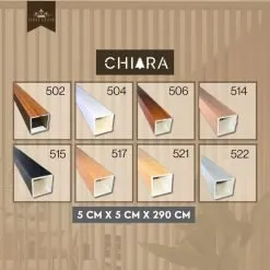 chiara pvc hollow 5x5 all varian