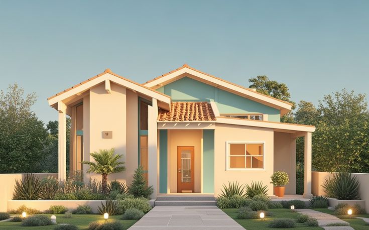 rumah estetik sederhana