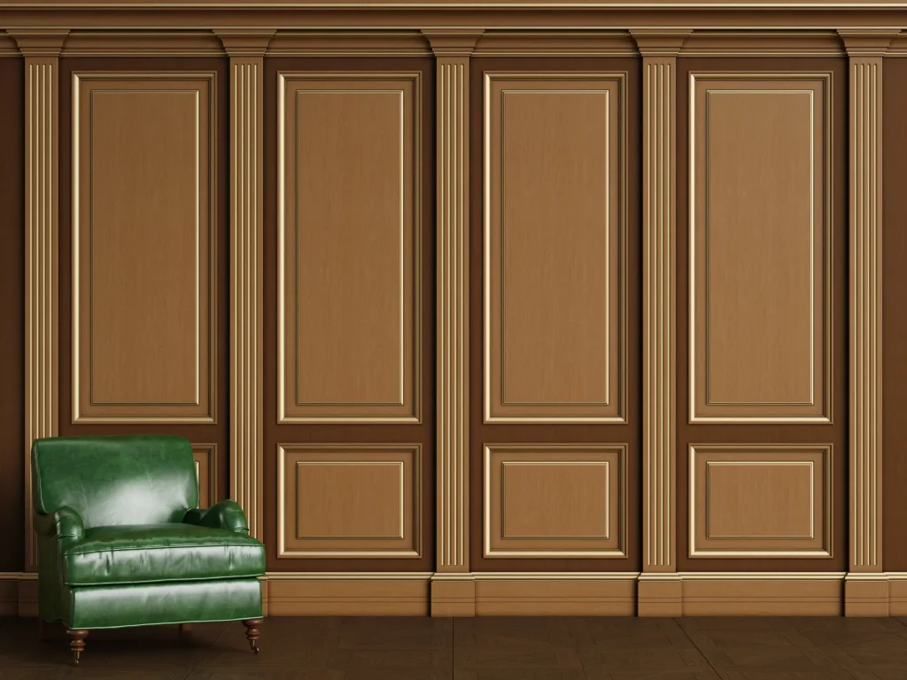 Wall Moulding Kayu Alami