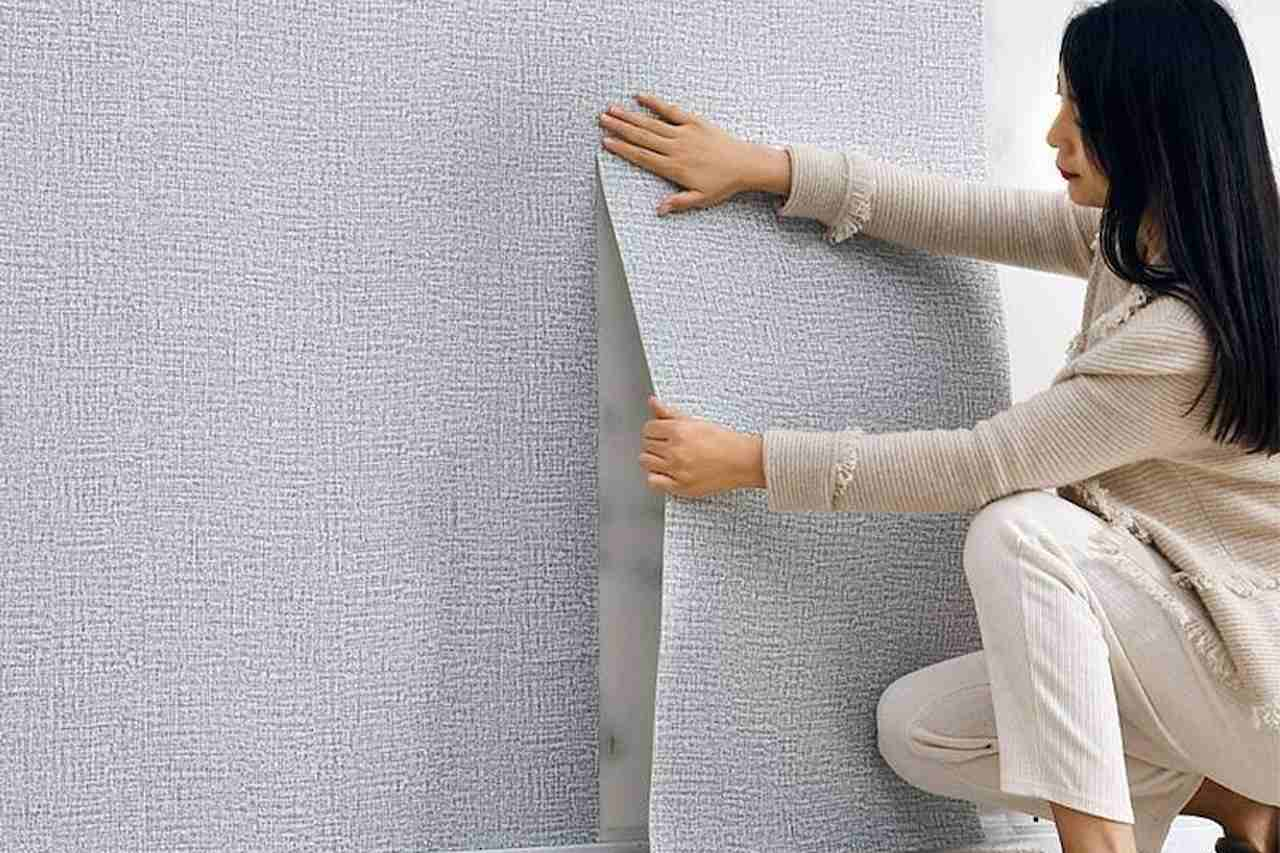 cara memasang wallpaper dinding Sendiri