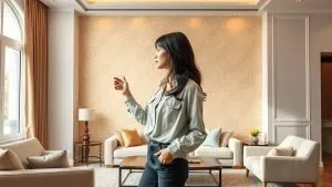 Wallpaper Dinding Cream