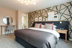 Wallpaper Dinding Motif Geometris