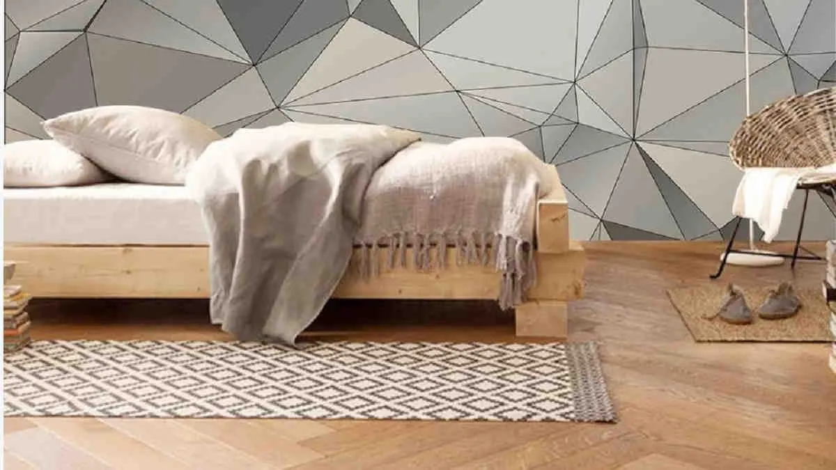 Wallpaper Dinding Motif Geometris