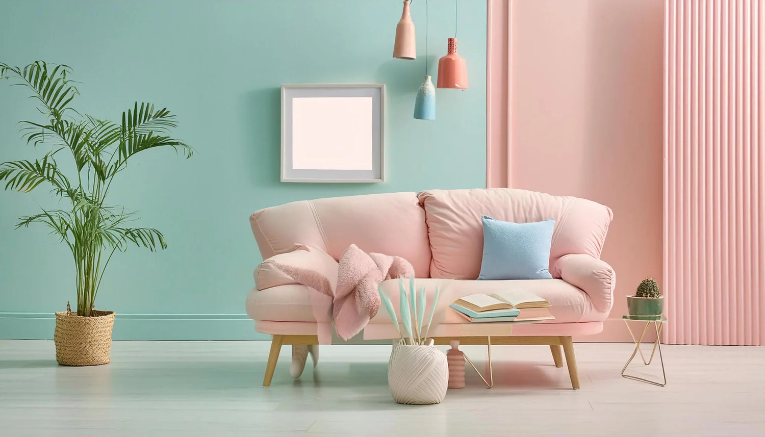 Wallpaper Dinding Warna Pastel