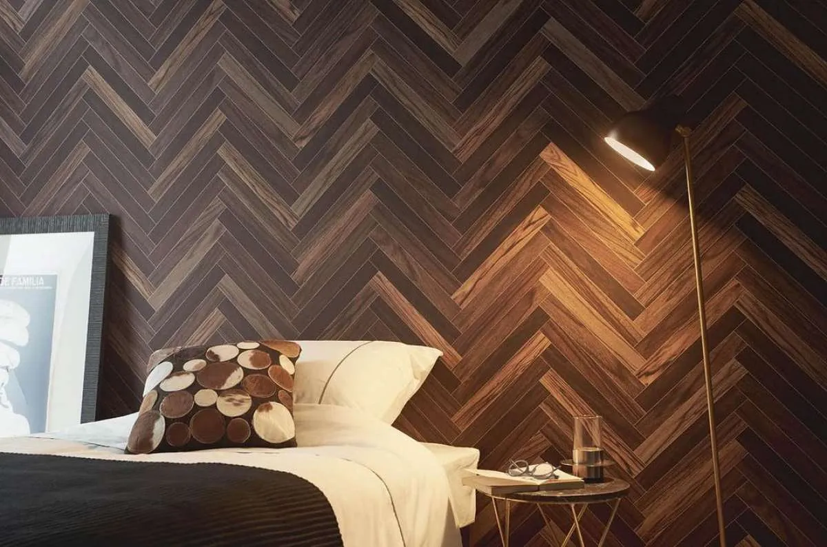 motif wallpaper dinding motif kayu